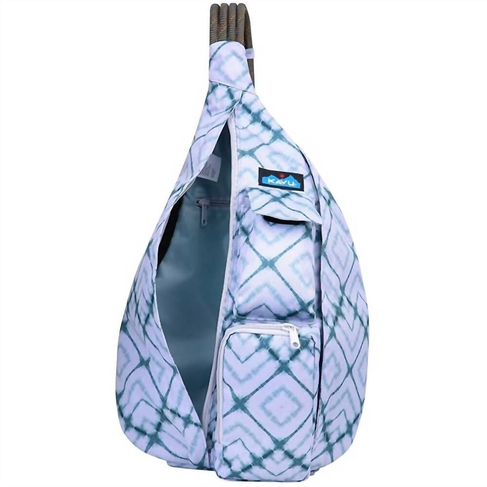NEW KAVU unisex rope sling bag in ocean dye - Picture 2 of 5